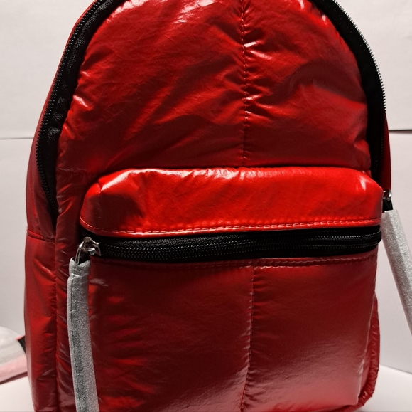 Sam Edelman Backpack Red and Black - Picture 7 of 8